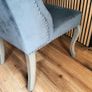 Grey wing back chairs Image 6
