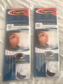 X2 brand new anti-fog shields inserts for your motorcycle or car racing helmet