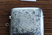 Authentic Antique Edwardian Sterling Silver Vesta Case (1918)