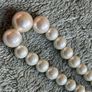 Vintage Chunky Faux Pearl Necklace Image 3