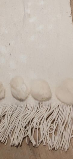 rabbit fur scarf