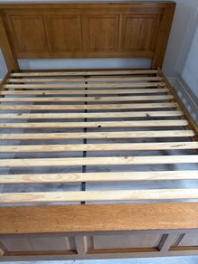 Super king bed wooden frame