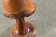Small Second Hand Turned Wood Mushroom Shaped Ornament