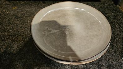3 x Bronnum dinner plates Danish design stoneware