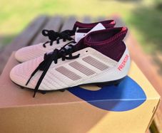 Adidas Predator 198.1 Women's 'VapourGrey/Maroon'- Size UK5, EU38, AV