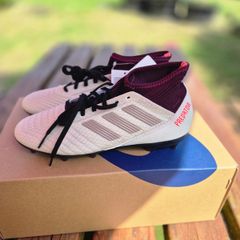 Adidas Predator 198.1 Women's 'VapourGrey/Maroon'- Size UK5, EU38, AV