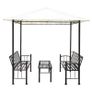Garden Pavilion with Table and Benches 2.5x1.5x2.4 m Image 3