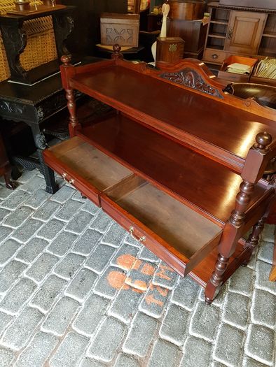 Antique mahogany dumbwaiter