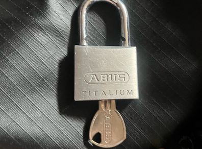 Abus titalium Keyed Padlock, Keyed Different, Aluminium, Silver, 60mm Width, Weatherproof