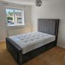 New Bed Frame Double Size Bed King Size Bed -Gaslift Bed-Ottoman Beds- 4ft Beds 4ft6 Bed 5ft Bed 6ft Bed Double Bed Small Double Bed King Bed Superking Bed Single Bed -Bed with Mattress Bed Frame Image 3