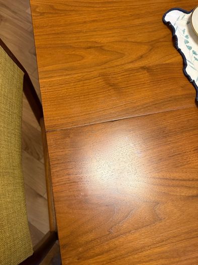 West Elm extendable dining table - mid-century