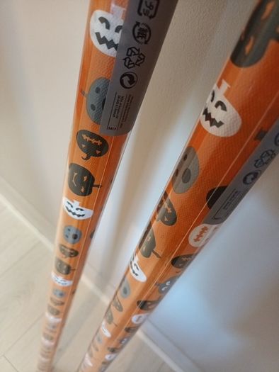 halloween table covers rolls x 2  reduced to 5 each