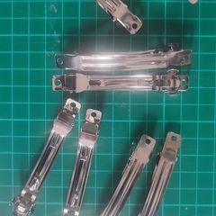 10x Regular Metal Snap Hair Clips