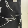sports bottoms Dkny rise 7/8 length black etched whit floral print Image 3