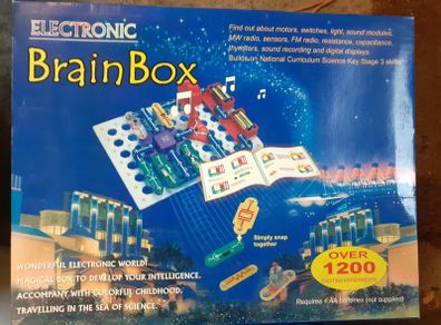 Electronic brain box game