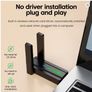 650Mbps WiFi USB Adapter 2.4GHz+5.8GHz Dual Band Wireless Network Card Driver Free For PC Windows XP/7/8/8.1/10/11 Image 5