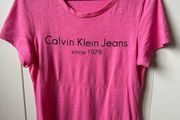 Calvin Klein women ladies t-shirt, S, very good condition