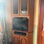 Oak Tall corner display/TV unit & Oak sideboard Image 6