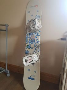 Snowboard and Boots
