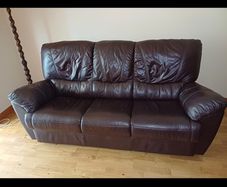 Leather couch