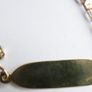 Vintage Solid 9K Gold Tennis Id Nameplate Link   Bracelet length 7,5" - 2,2g Image 7