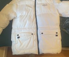 White winter mens jacket Medium