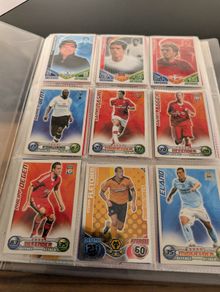 2008 match attax and premier league cards including an auto