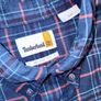 Timberland Navy Red Plaid Shirt Medium M Regular Fit Image 9