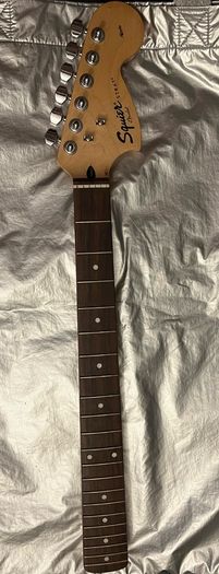 Fender Stratocaster squier Neck fretboard with tuners machine heads made in Indonesia electric guitar parts accessories