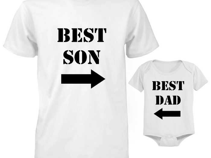 Funny Cute Daddy and Baby Matching T-Shirt and Bodysuit Set - BEST Son-Dad Baby