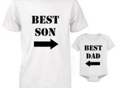 Funny Cute Daddy and Baby Matching T-Shirt and Bodysuit Set - BEST Son-Dad Baby