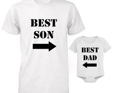 Funny Cute Daddy and Baby Matching T-Shirt and Bodysuit Set - BEST Son-Dad Baby