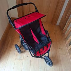 Kids play twin buggy/stroller
