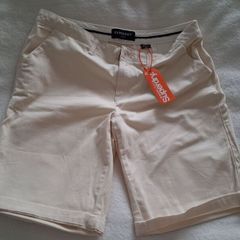 Ladirs Superdry City Chino Shorts - Cream - Size M UK 12 - BNWT RRP 50