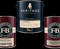 farrow and ball and dulux heritage paint