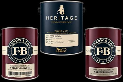 farrow and ball and dulux heritage paint