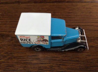 Vintage Matchbox 1979 Rice Krispies advertising  Die Cast Ford Van