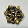 Black & Rhinestone brooch Image 2