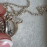 PANDORA floating Memories locket necklace with 3 petite flowers,very good condition Image 6