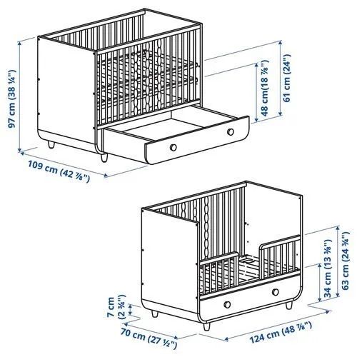 Nursery Set IKEA MYLLRA Premium