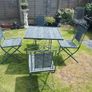 garden table and chairs Image 2