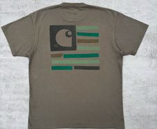 Khaki Carhartt WIP SS Medley State T-Shirt