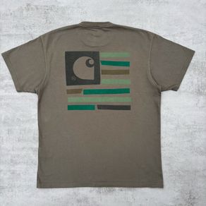 Khaki Carhartt WIP SS Medley State T-Shirt