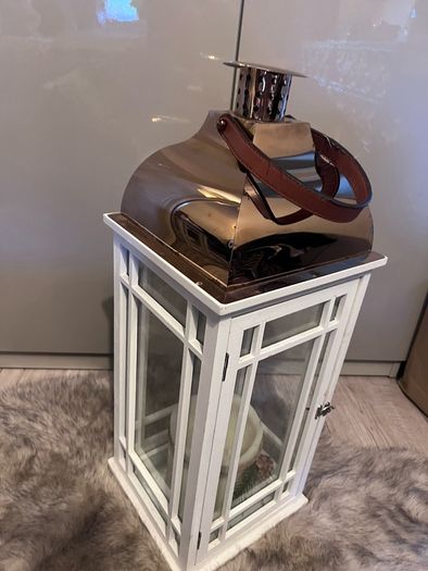 wood lantern