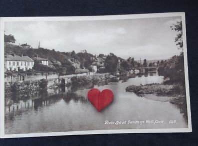 Ireland Postcard : Showing The River Lee at Sunday's Well , Cork
