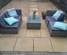 Rattan garden furniture set