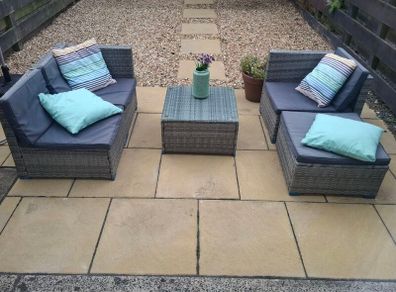 Rattan garden furniture set