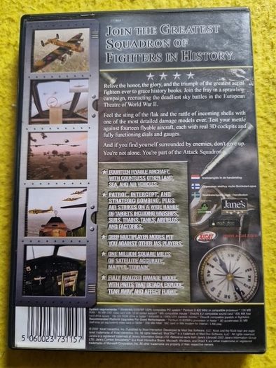 Attack Squadron Pc Cd Rom Games Original