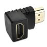 New 90 Degree Angle HDMI Male to Female Adapter Cable Connector Ultra HD #926 Image 3