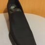 NEXT Black Fabric Court Shoes 41 Block Heel Image 4